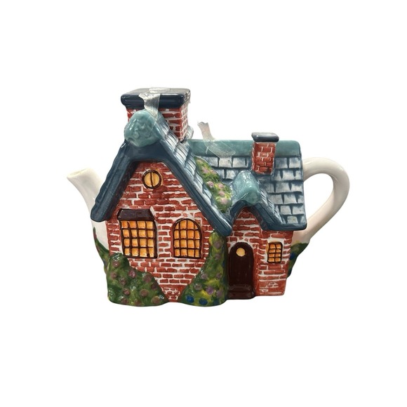 Thomas Kinkade Teapot 2005 Everett's Cottage Painter‎ of Light New In Box - Picture 2 of 10